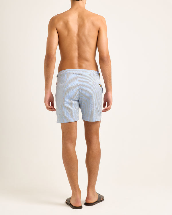 Orlebar Brown Mens Blue Stripe Swim Shorts | Summer Statement Fit – ORLEBAR BROWN