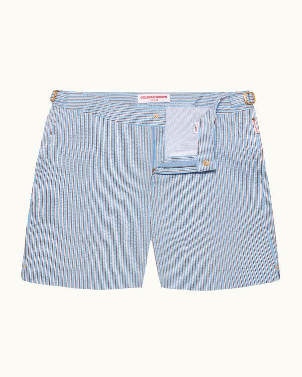 orlebar brown Mens Blue Stripe Swim Shorts | Summer Statement Fit – ORLEBAR BROWN