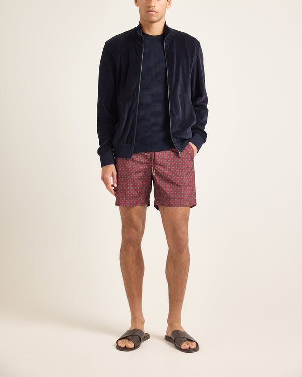 Orlebar Brown Mens Blue Zip Sweatshirt | Refined Everyday Layer – ORLEBAR BROWN