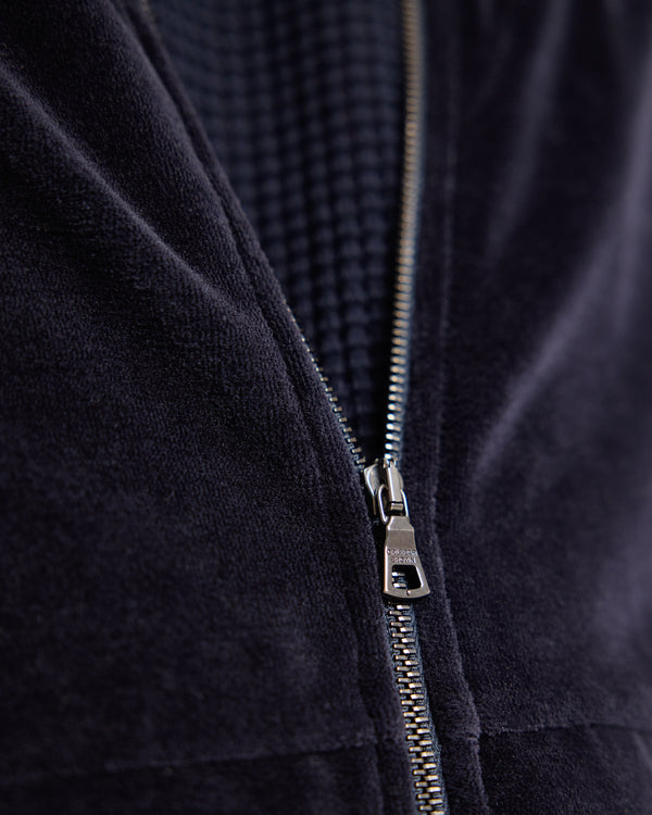 Orlebar Brown Mens Blue Zip Sweatshirt | Refined Everyday Layer – ORLEBAR BROWN