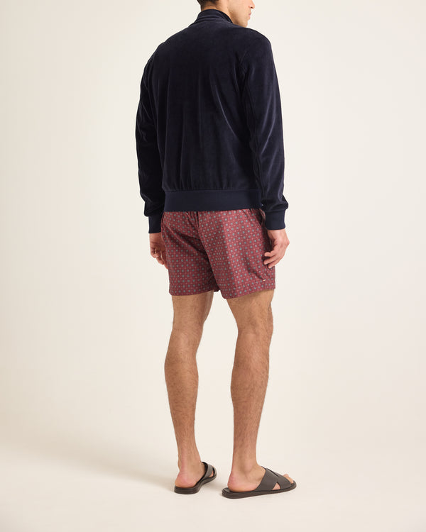 Orlebar Brown Mens Blue Zip Sweatshirt | Refined Everyday Layer – ORLEBAR BROWN