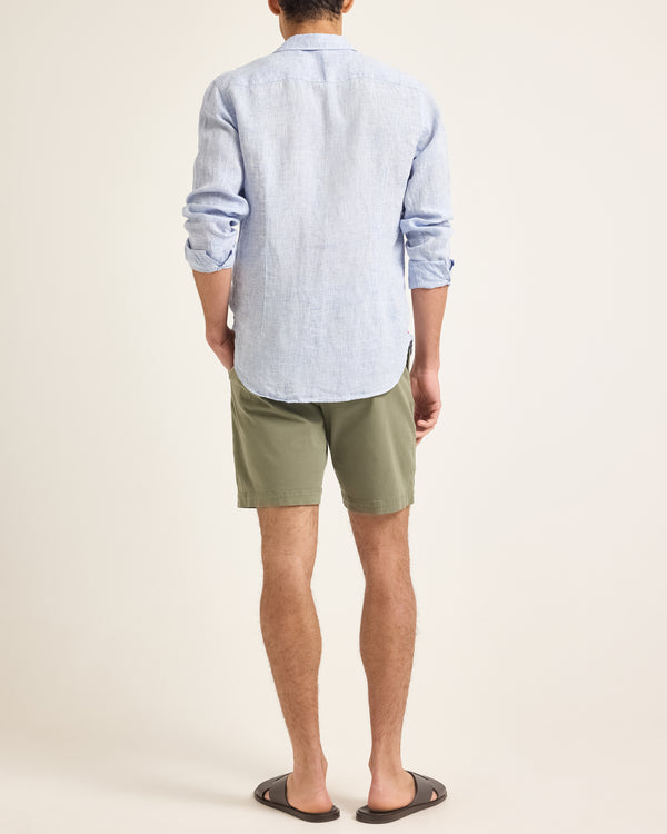 Orlebar Brown Mens Green Stretch Shorts | Relaxed Tailored Essential – ORLEBAR BROWN