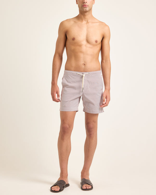 Orlebar Brown Mens Red Stripe Swim Shorts | Textured Tailored – ORLEBAR BROWN