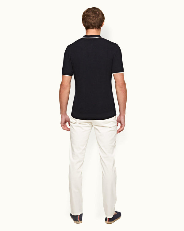 Orlebar Brown Mens White Tailored Fit Chinos | Luxury Menswear | Orlebar Brown – ORLEBAR BROWN
