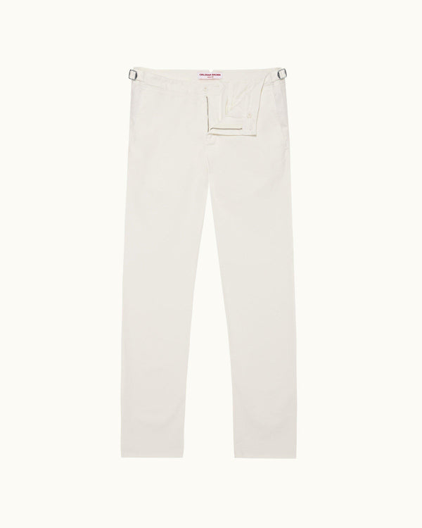 orlebar brown Mens White Tailored Fit Chinos | Luxury Menswear | Orlebar Brown – ORLEBAR BROWN