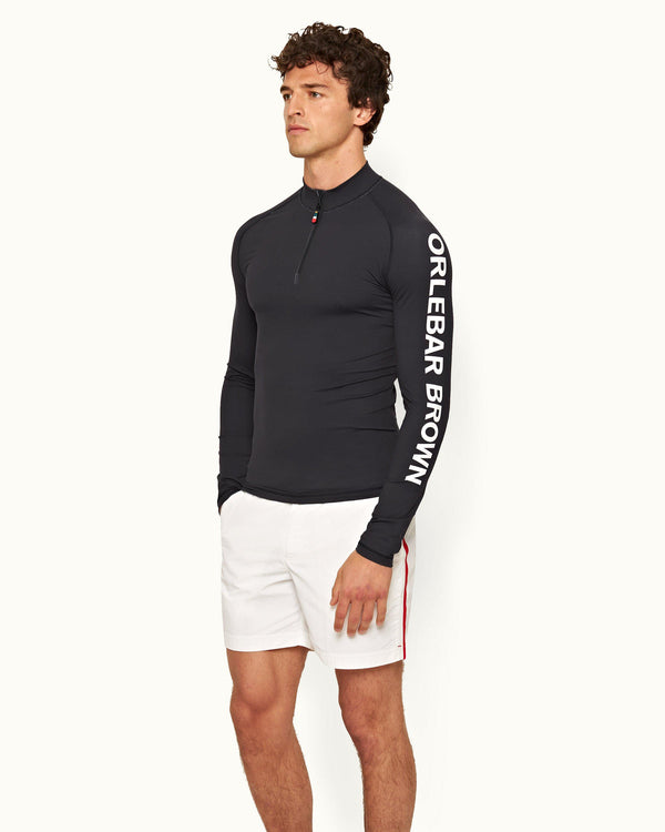 Orlebar Brown Navy O.B Stripe UV-Resistant Rash Guard – ORLEBAR BROWN