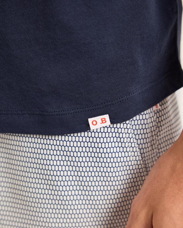 Orlebar Brown OB-T - Navy Tailored Fit Crew Neck T-Shirt | Orlebar Brown – ORLEBAR BROWN