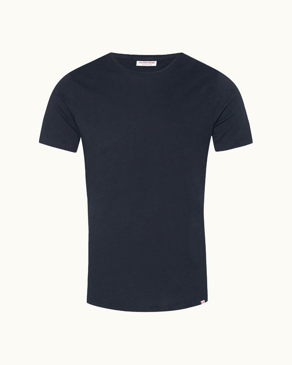 orlebar brown OB-T - Navy Tailored Fit Crew Neck T-Shirt | Orlebar Brown – ORLEBAR BROWN