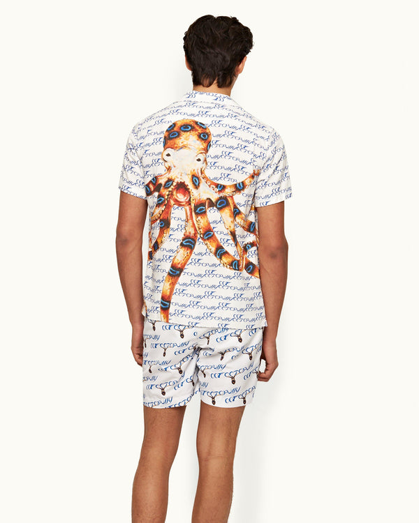 Orlebar Brown Orlebar Brown | 007 Octopussy Repeat Print Mid-Length Swim Shorts – ORLEBAR BROWN