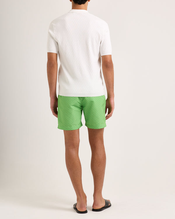 Orlebar Brown Orlebar Brown And Automobili Lamborghini | Automobili Lamborghini White Tailored Fit Polo Shirt – ORLEBAR BROWN