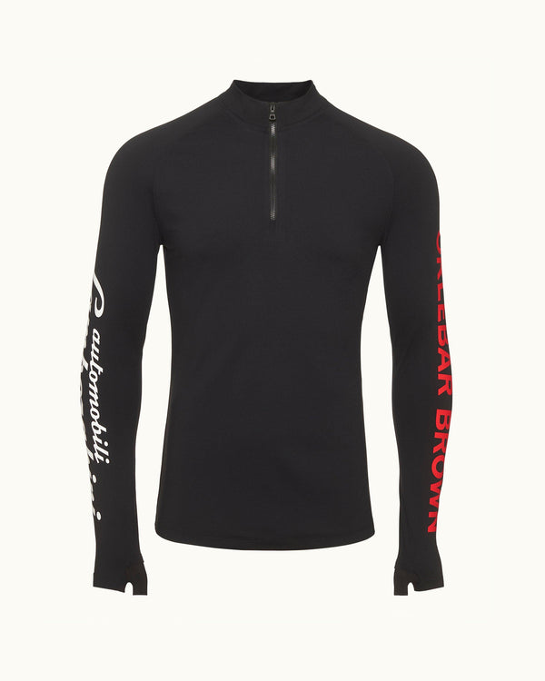 orlebar brown Orlebar Brown And Automobili Lamborghini | Black Half-Zip Logo Rash Guard Swimwear – ORLEBAR BROWN orlebar brown Orlebar Brown And Automobili Lamborghini | Black Half-Zip Logo Rash Guard Swimwear – ORLEBAR BROWN