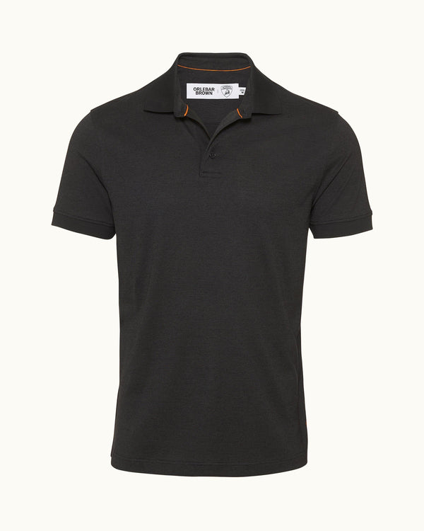orlebar brown Orlebar Brown And Automobili Lamborghini | Dark Grey Classic Fit Jersey Polo Shirt – ORLEBAR BROWN