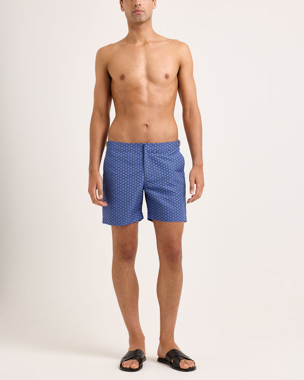 Orlebar Brown Orlebar Brown And Automobili Lamborghini | Geometric Print Mid-Length Swim Shorts – ORLEBAR BROWN