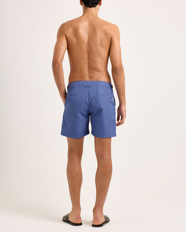 Orlebar Brown Orlebar Brown And Automobili Lamborghini | Geometric Print Mid-Length Swim Shorts – ORLEBAR BROWN