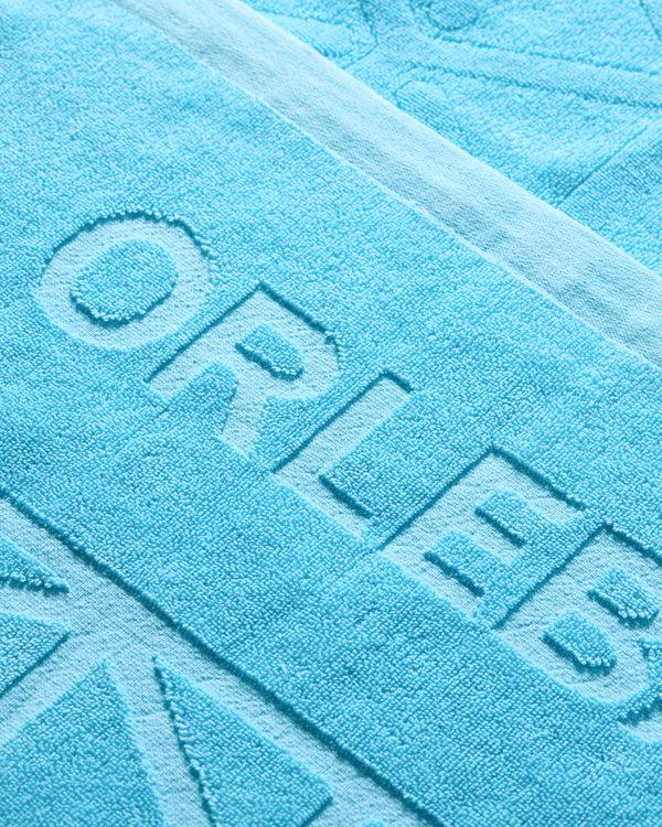 Orlebar Brown Orlebar Brown And Automobili Lamborghini | Synth Blue Jacquard Cotton Beach Towel – ORLEBAR BROWN