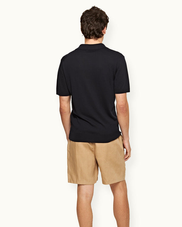 Orlebar Brown Orlebar Brown | Biscuit Relaxed Fit Linen Drawcord Shorts – ORLEBAR BROWN