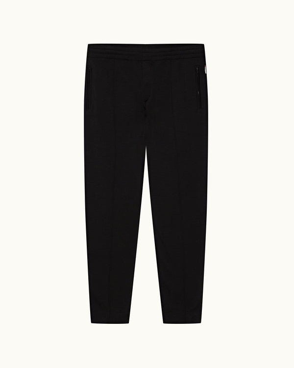 orlebar brown Orlebar Brown | Black Classic Fit Merino Sweatpants For Men – ORLEBAR BROWN