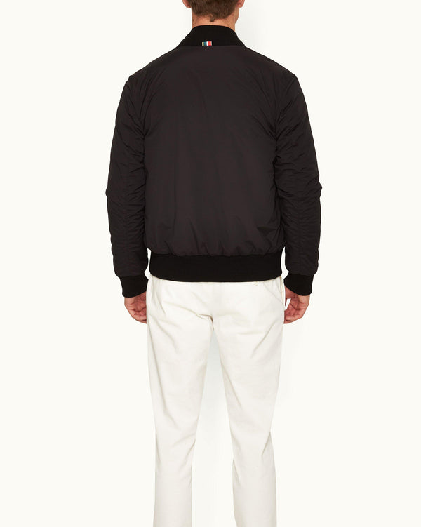 Orlebar Brown Orlebar Brown | Black Reversible Blouson Jacket For Men – ORLEBAR BROWN