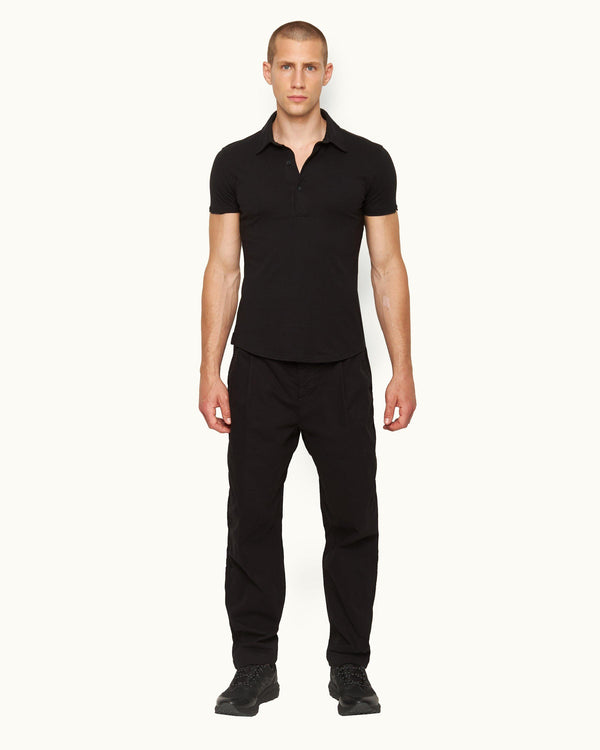 Orlebar Brown Orlebar Brown| Black Tapered Fit Needle Corduroy Trousers – ORLEBAR BROWN