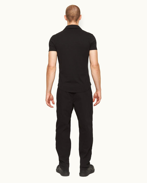 Orlebar Brown Orlebar Brown| Black Tapered Fit Needle Corduroy Trousers – ORLEBAR BROWN