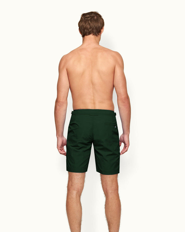 Orlebar Brown Orlebar Brown Dane Ii Longer-Length Swim Shorts In Amazonian Green – ORLEBAR BROWN