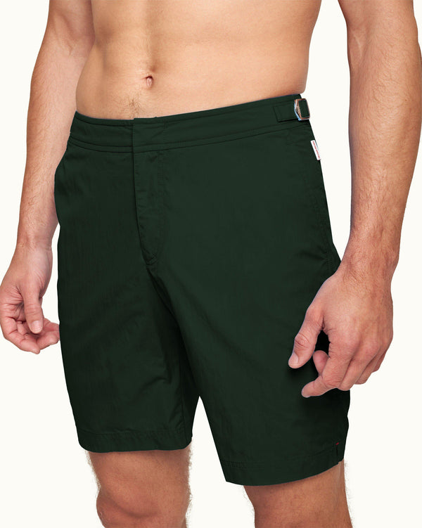Orlebar Brown Orlebar Brown Dane Ii Longer-Length Swim Shorts In Amazonian Green – ORLEBAR BROWN