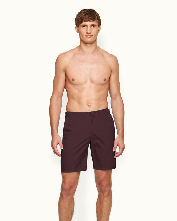 Orlebar Brown Orlebar Brown Dane Ii Longer-Length Swim Shorts In Damson – ORLEBAR BROWN