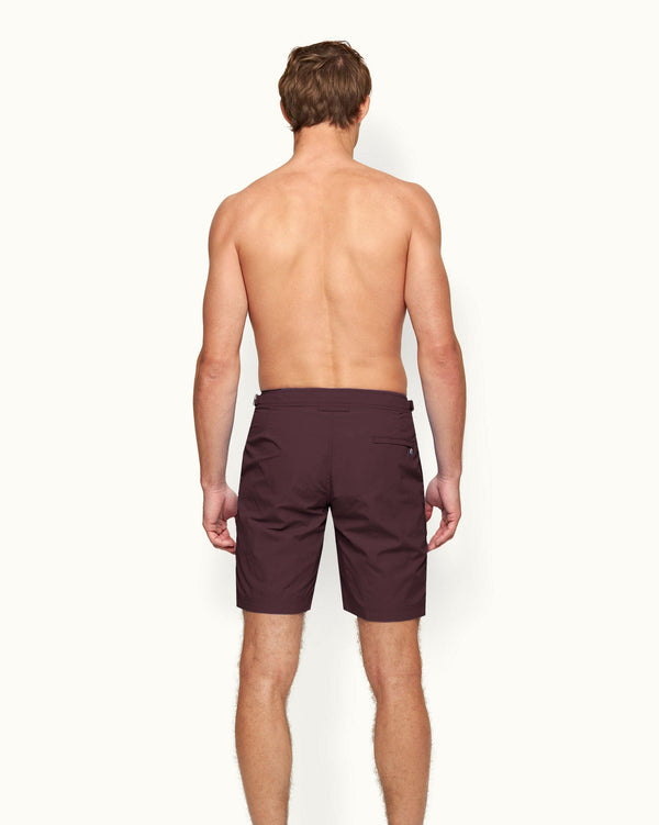 Orlebar Brown Orlebar Brown Dane Ii Longer-Length Swim Shorts In Damson – ORLEBAR BROWN