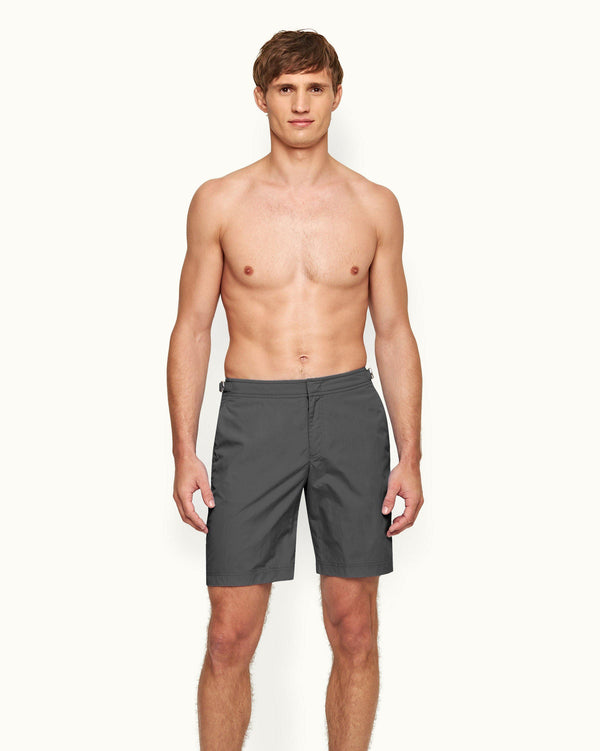 Orlebar Brown Orlebar Brown Dane Ii Longer-Length Swim Shorts In Storm Grey – ORLEBAR BROWN