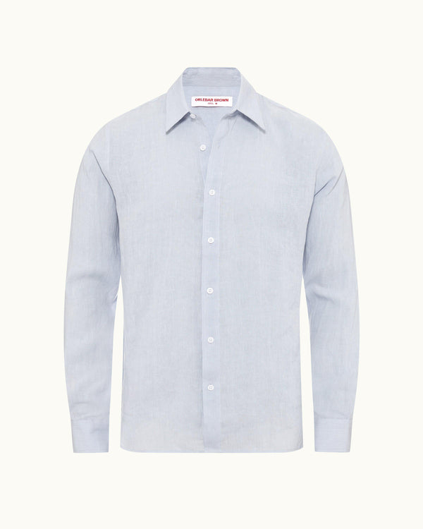orlebar brown Orlebar Brown | Hush Classic Collar Linen Shirt – ORLEBAR BROWN