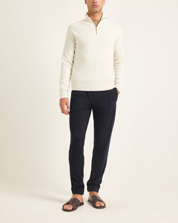 Orlebar Brown Orlebar Brown | Men's Classic Fit Drawcord Merino Sweatpants In Night Iris Blue – ORLEBAR BROWN