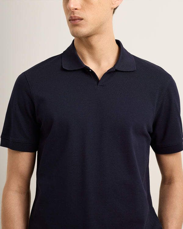 Orlebar Brown Orlebar Brown | Men's Classic Fit Short Sleeve Pique Stitch Polo In White – ORLEBAR BROWN