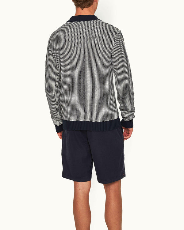 Orlebar Brown Orlebar Brown | Men's Longer-Length Garment Dye Linen-Blend Shorts In Night Iris Blue – ORLEBAR BROWN