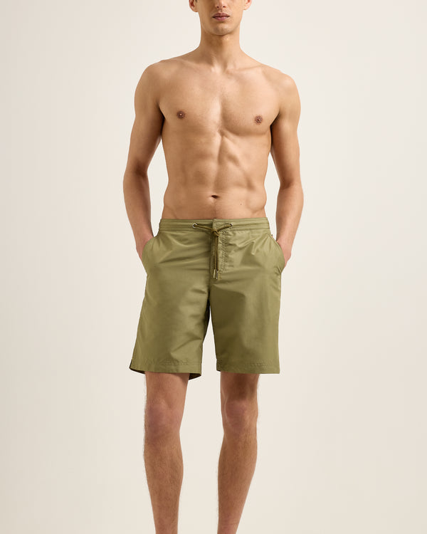 Orlebar Brown Orlebar Brown | Men's Longest-Length Drawcord Swim Shorts In Agave Green – ORLEBAR BROWN