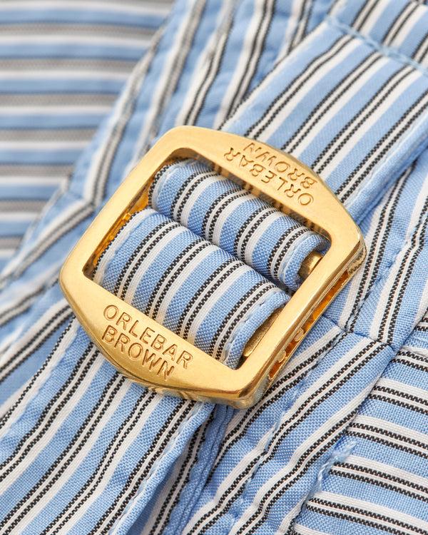 Orlebar Brown Orlebar Brown | Men's Mid-Length Classic Textured Stripe Swim Shorts – ORLEBAR BROWN