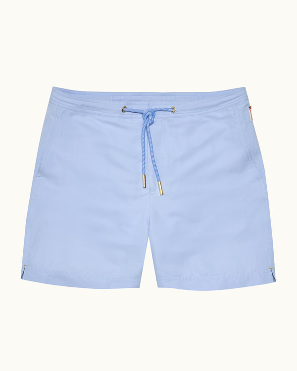 orlebar brown Orlebar Brown | Men's Mid-Length Drawcord Swim Shorts in Wave Blue – ORLEBAR BROWN