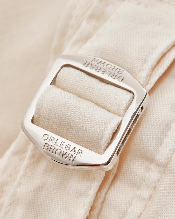 Orlebar Brown Orlebar Brown | Men's Mid-Length Garment Dye Linen-Blend Shorts In Latte Cream – ORLEBAR BROWN