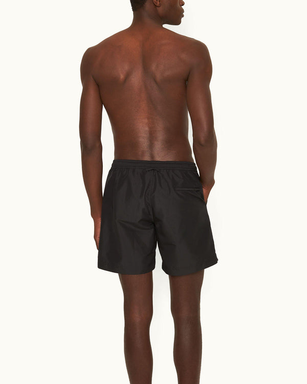 Orlebar Brown Orlebar Brown | Men's Mid-Length Lightweight Drawcord Swim Shorts In Black – ORLEBAR BROWN