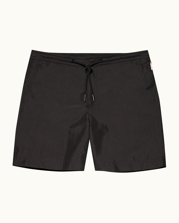 orlebar brown Orlebar Brown | Men's Mid-Length Lightweight Drawcord Swim Shorts in Black – ORLEBAR BROWN