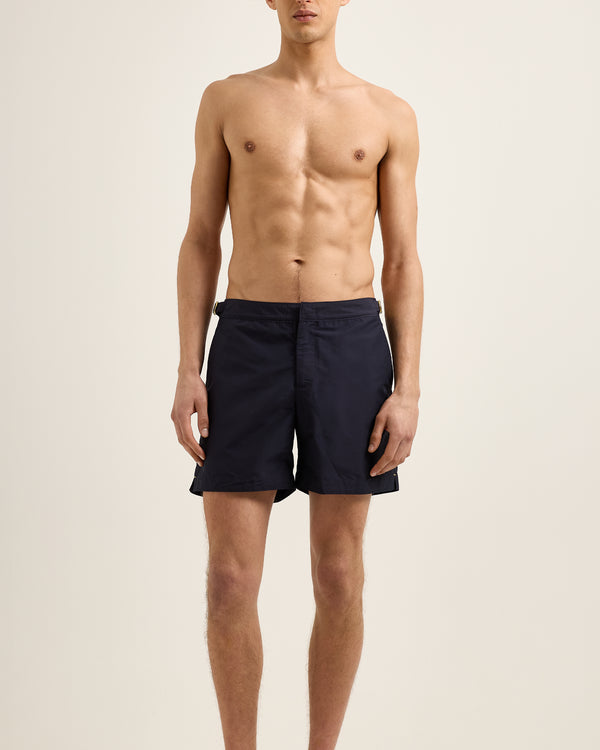 Orlebar Brown Orlebar Brown | Men's Mid-Length Silk Swim Shorts In Night Iris – ORLEBAR BROWN