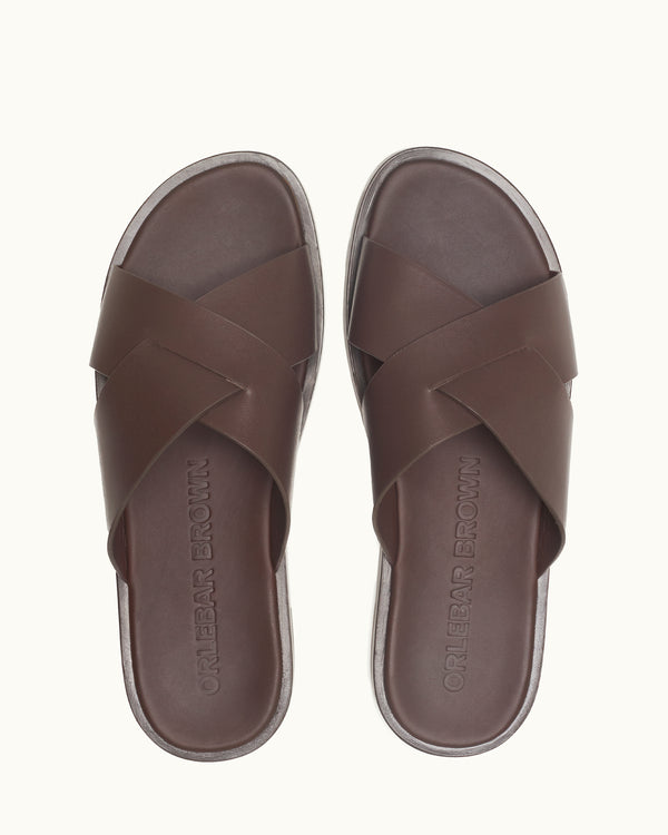Orlebar Brown Orlebar Brown | Men's Muro Leather Sandal – ORLEBAR BROWN