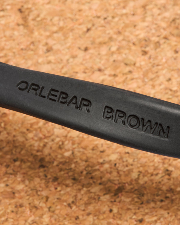 Orlebar Brown Orlebar Brown | Men's O.B Stripe Flip Flops In Black/White Sand – ORLEBAR BROWN