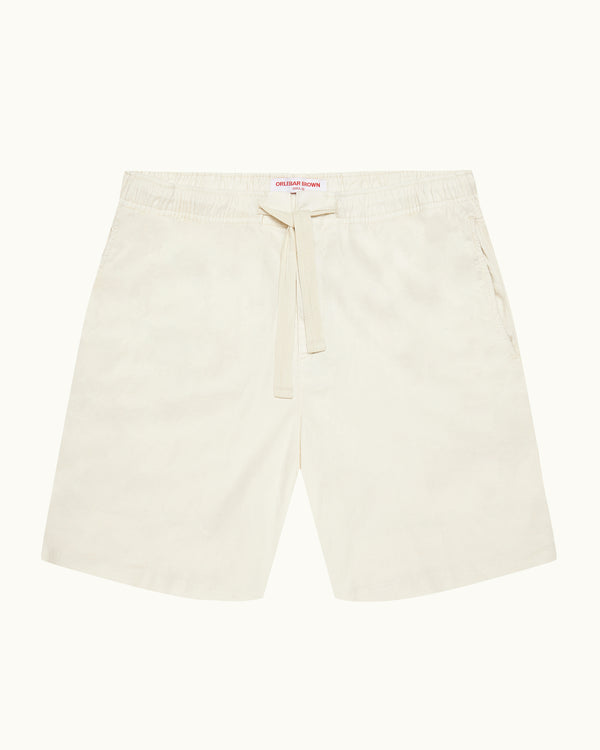 orlebar brown Orlebar Brown | Men's Relaxed Fit Drawcord Linen Shorts in Latte – ORLEBAR BROWN