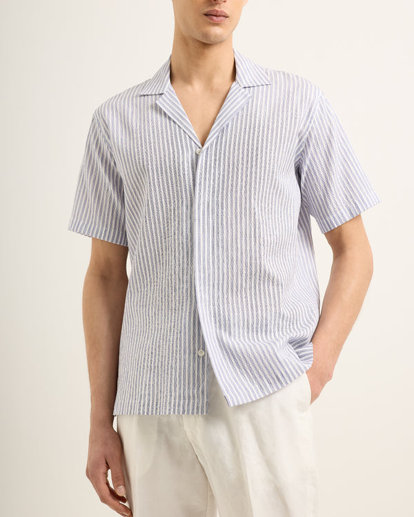 Orlebar Brown Orlebar Brown | Men's Relaxed Fit Linen Capri Collar Shirt – ORLEBAR BROWN