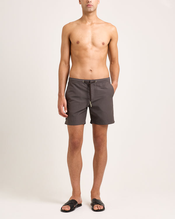 Orlebar Brown Orlebar Brown | Mid-Length Drawcord Swim Shorts In Morel Brown – ORLEBAR BROWN