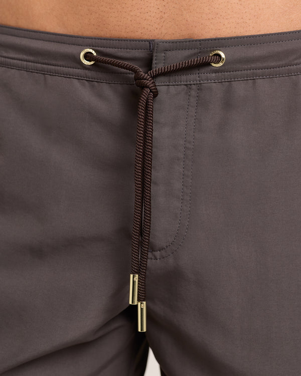 Orlebar Brown Orlebar Brown | Mid-Length Drawcord Swim Shorts In Morel Brown – ORLEBAR BROWN