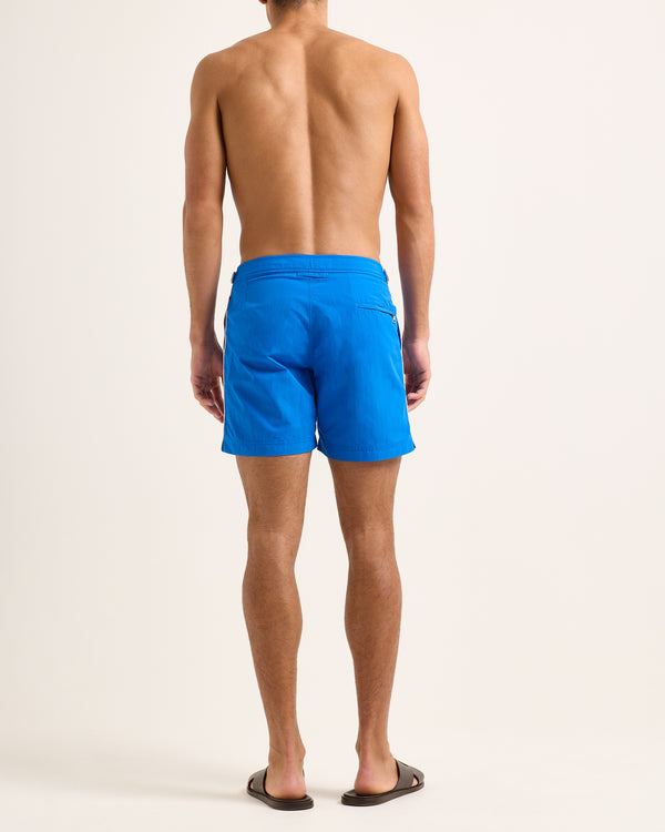 Orlebar Brown Orlebar Brown | Mid-Length Swim Shorts With Contrast Seam Piping In Nova Blue – ORLEBAR BROWN