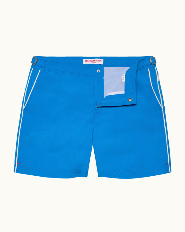 orlebar brown Orlebar Brown | Mid-Length Swim Shorts With Contrast Seam Piping In Nova Blue – ORLEBAR BROWN