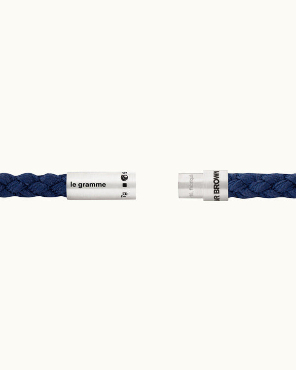 Orlebar Brown Orlebar Brown | Navy NATO Le Gramme Cable Bracelet   – ORLEBAR BROWN