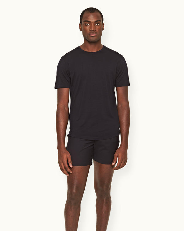 Orlebar Brown Orlebar Brown | Night Iris Crew Neck Merino T-shirt – ORLEBAR BROWN